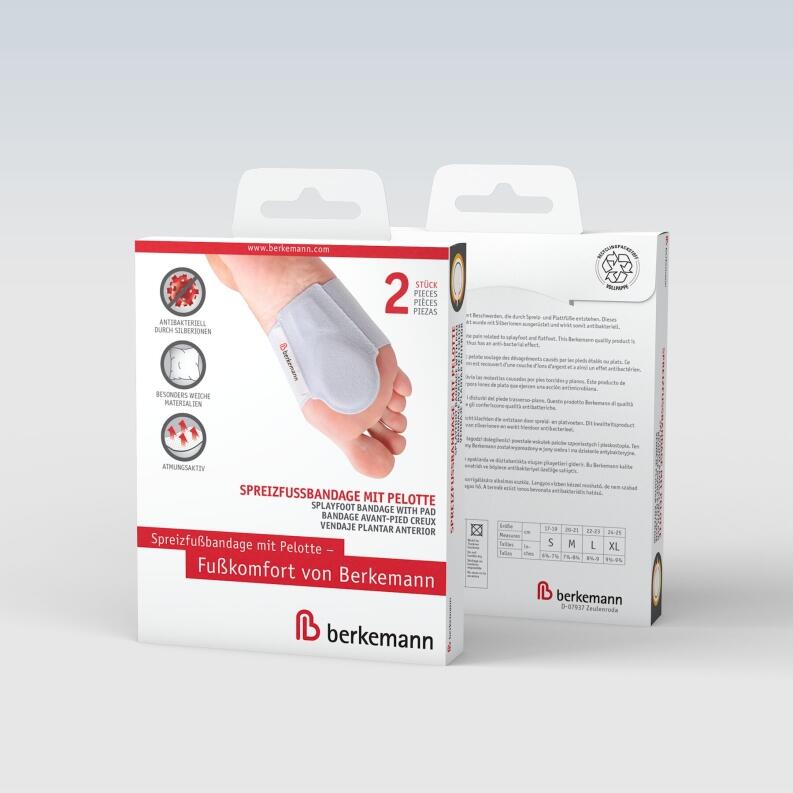 Spreizfussbandage mit Pelotte