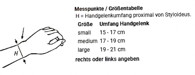 BORT Daumen-Orthese - SellaDur Floc RECHTS (Hellgrau) - Small - 23.07.01.1017