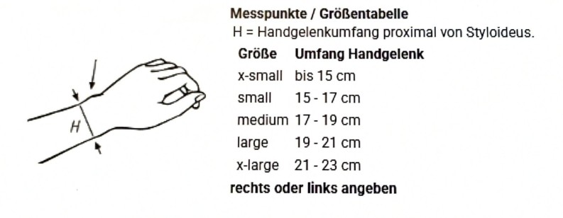 BORT SellaTex - Daumen-Hand-Orthese mit Daumeneinschluss RECHTS - 23.07.02.2007