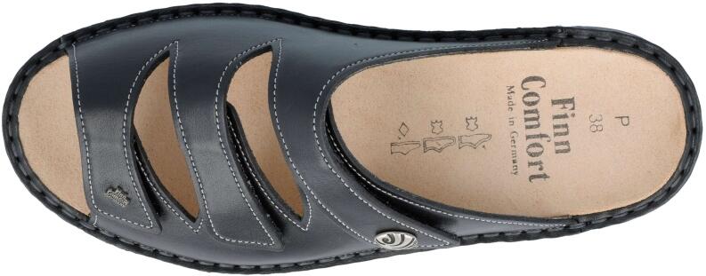 Finn Comfort - Damen-Pantolette CARCINA (Finn-Plus) - Nappaseda/Schwarz