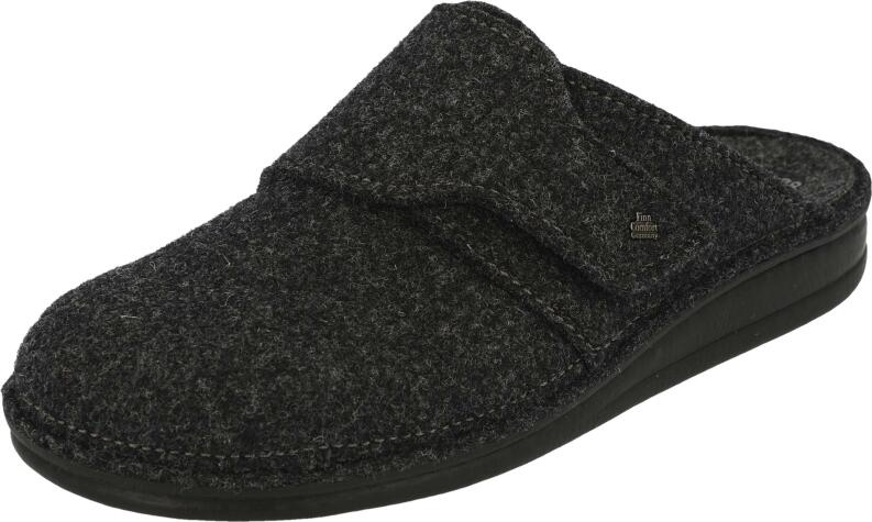 Finn Comfort - Unisex-Clog TIROL - Anthrazit/Wollfilz