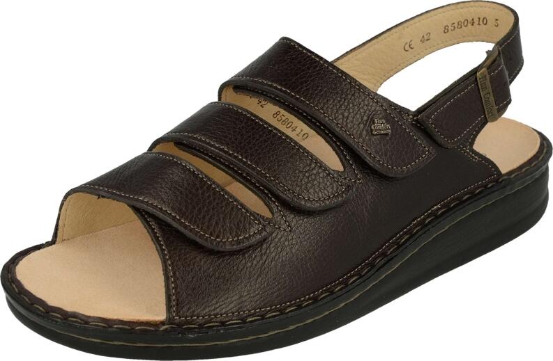Finn Comfort - Herren-Sandale SYLT - Dunkelbraun/Saratoga