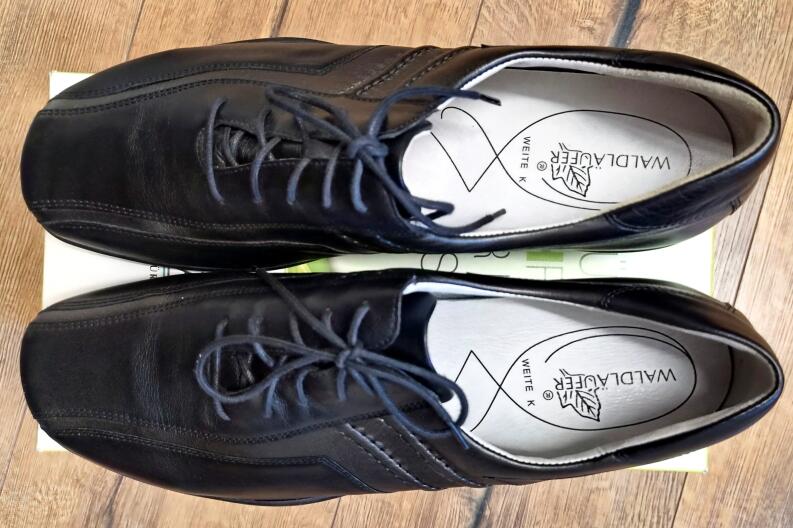 Waldläufer - Damen-Halbschuh KATJA (Weite K) - Memphis/Schwarz/Schiefer