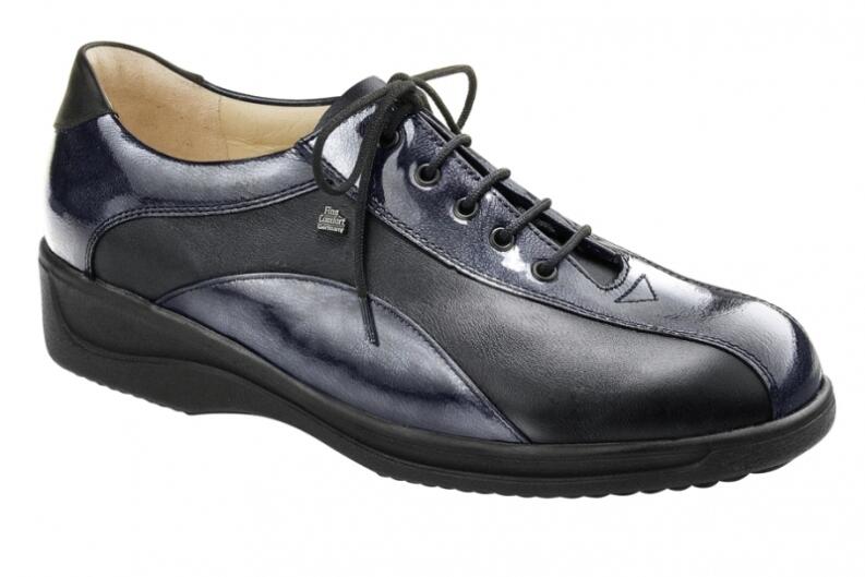 FinnComfort Halbschuh Oviedo Nero/Schwarz