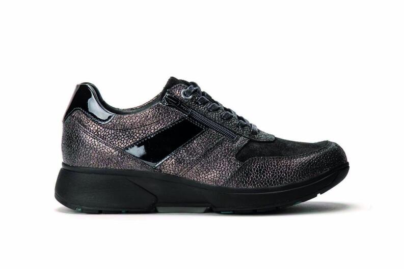 Xsensible Stretchwalker - Damen-Halbschuh - TOKIO (Weite HX) - Carbon/Miro