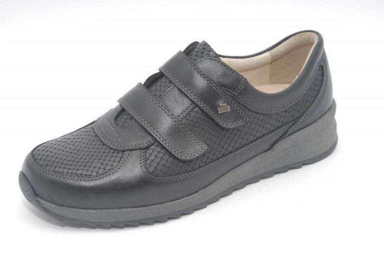 FinnComfort Halbschuh Brenzone Nappaseda/Aspide, schwarz