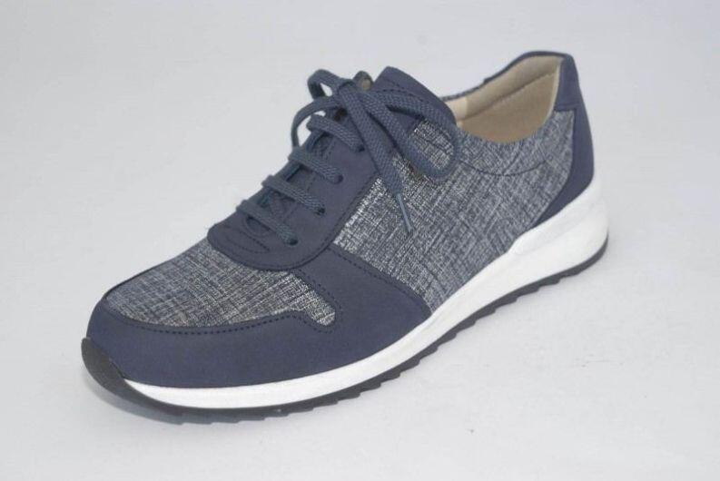 FinnComfort Damenhalbschuh SIDONIA blau/silber