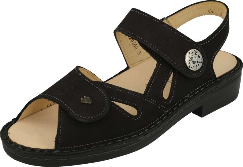 Finn Comfort - Damen-Sandale COSTA - Schwarz/Buggy