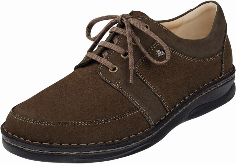Finn Comfort - Herren-Halbschuh NORWICH - Espresso/Kaffee/Glover/Nubuk