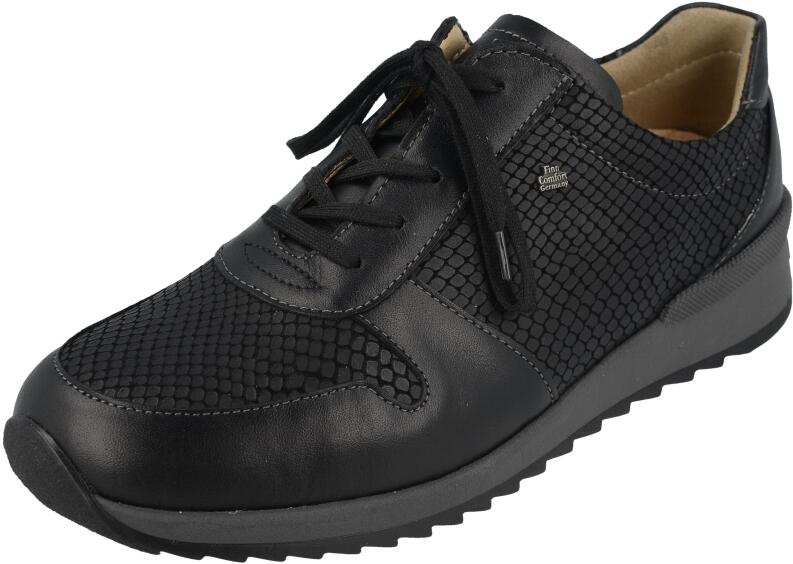 Finn Comfort - Damen-Halbschuh SIDONIA - NappaSeda/Aspide/Schwarz/Nero (Sonderfarbe)