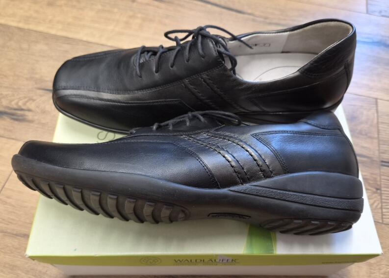 Waldläufer - Damen-Halbschuh KATJA (Weite K) - Memphis/Schwarz/Schiefer