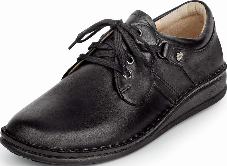 Finn Comfort - Herren-Halbschuh VAASA - Schwarz/Nappa
