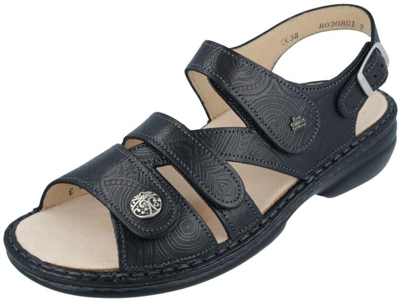 Finn Comfort - Damen-Sandale GOMERA - Schwarz/Arabesque