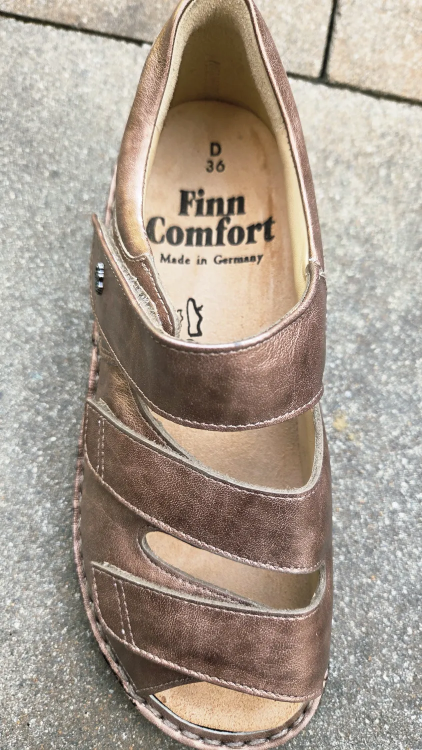 Finn Comfort - Damen-Sandale PROPHYLAXE 96400 - Luxory/Brass