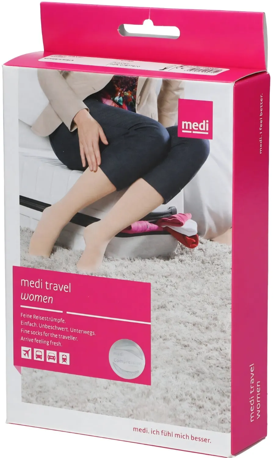 Reisekniestr&uuml;mpfe - Medi Travel Women - CARAMEL