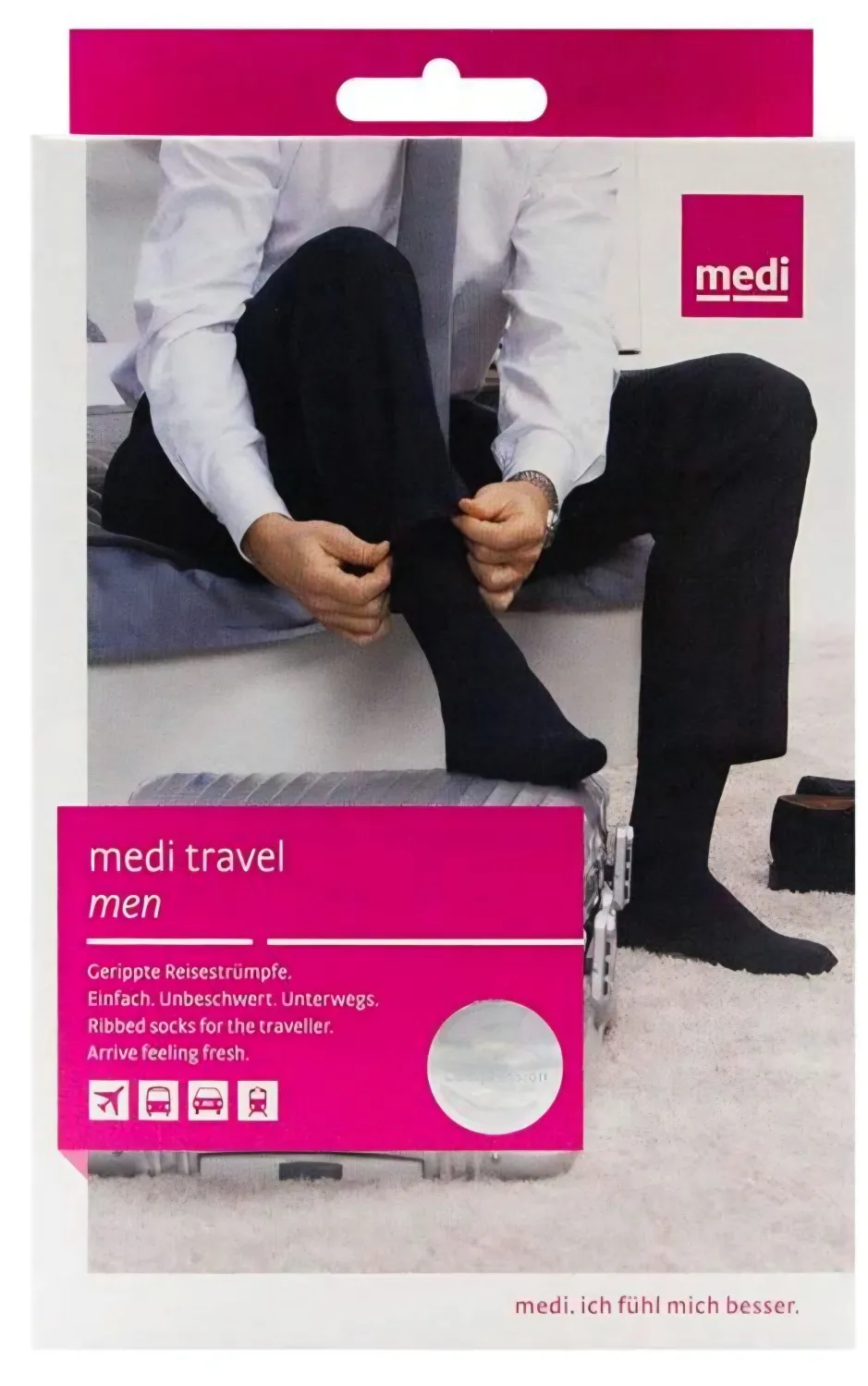 Reisekniestr&uuml;mpfe - Medi Travel Men - ANTHRAZIT